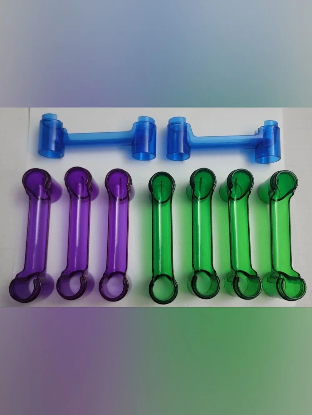 Marble Genius Marble Run Lot Translucent Track Pieces STEM Building Toy Parts